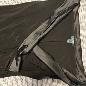 Ralph Lauren Evening Black Dress Full Length